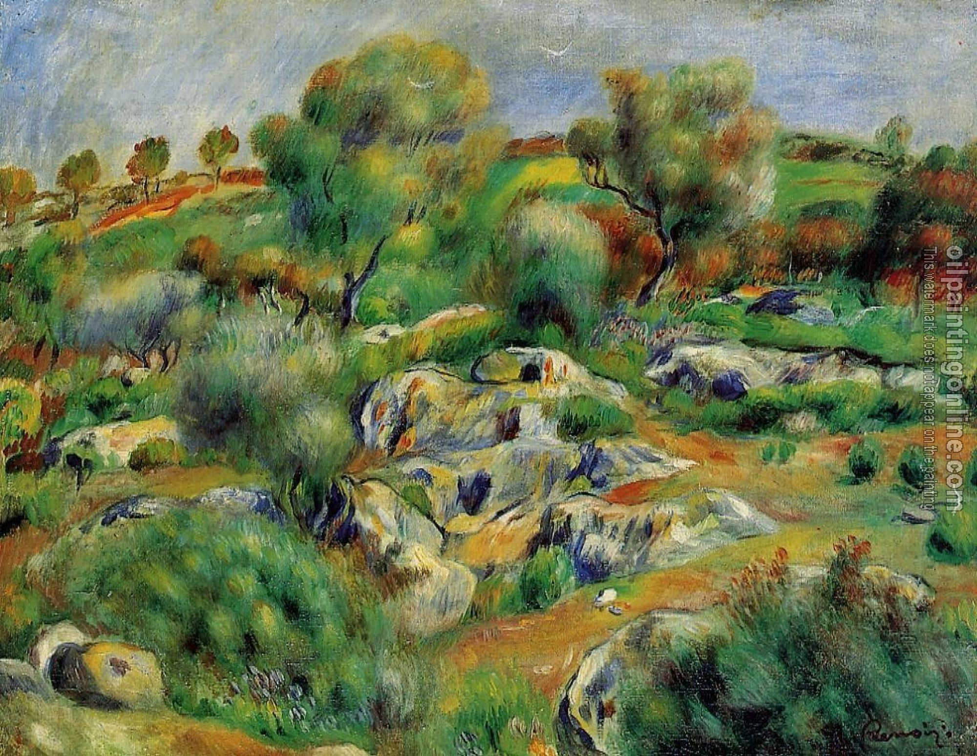 Renoir, Pierre Auguste - Breton Landscape